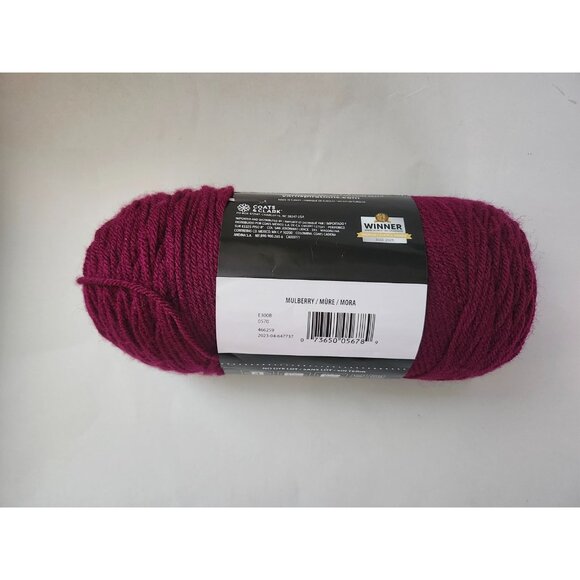 Red Heart Super Saver Yarn-Medium Mulberry E3008-0570 Turkey - Picture 4 of 6